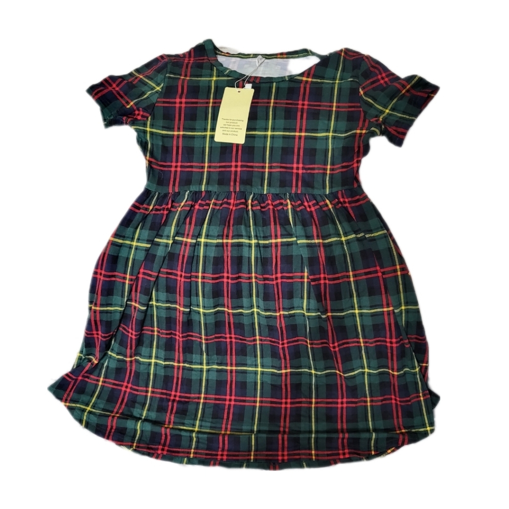 Plaid Girls Dress
